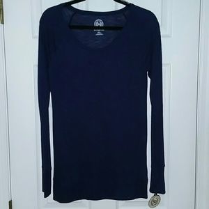 SOFT & COMFY LONGSLEEVE TUNIC NAVY BLUE NWT!